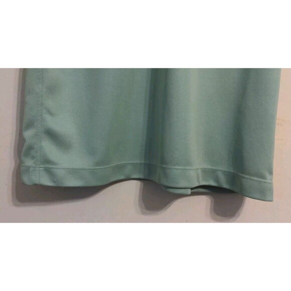 Nike Golf Shirt Sport Dri-Fit  Short Sleeve Green Solid Polo Men's Size Large - Picture 3 of 8